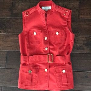 Yah Sri button down vest. Size 4